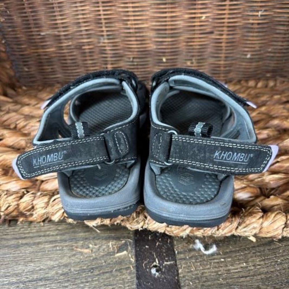 KHOMBU CORAL GREY WOMEN'S 9M SANDALS Shoe‎ Straps Adjustable,  #1099420 - Picture 4 of 7